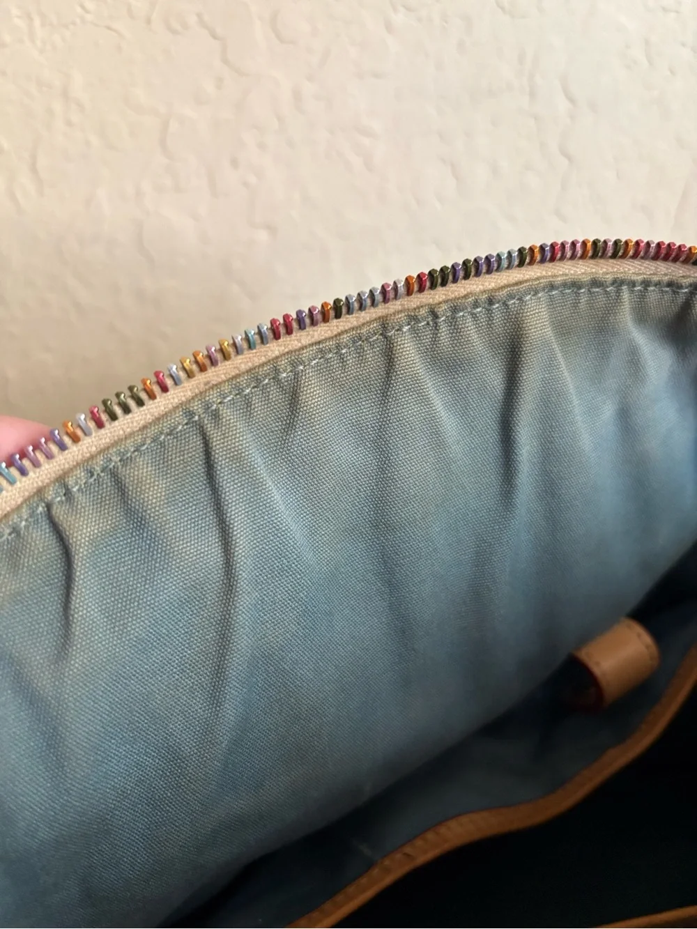 Dooney & Bourke Multicolor Signature Lettering Satchel
